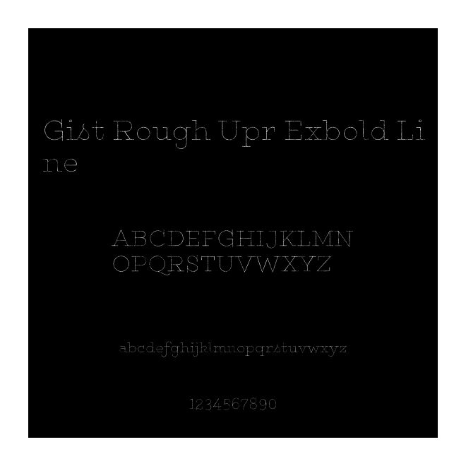 Gist Rough Upr Exbold Line