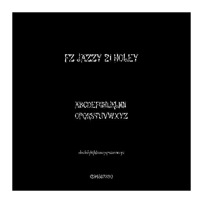 FZ JAZZY 21 HOLEY