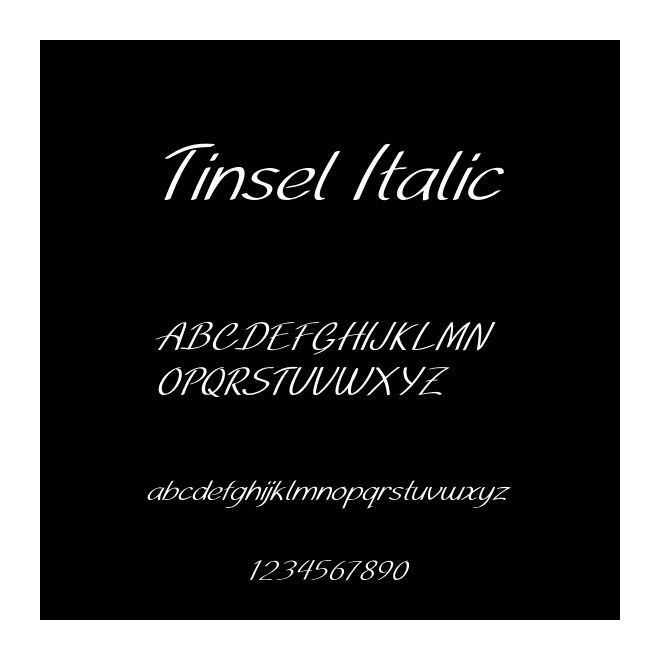 Tinsel Italic