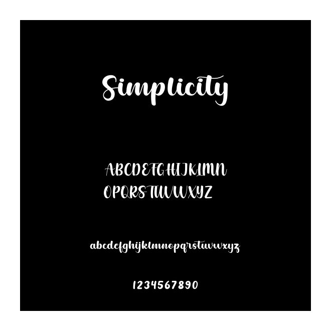Simplicity