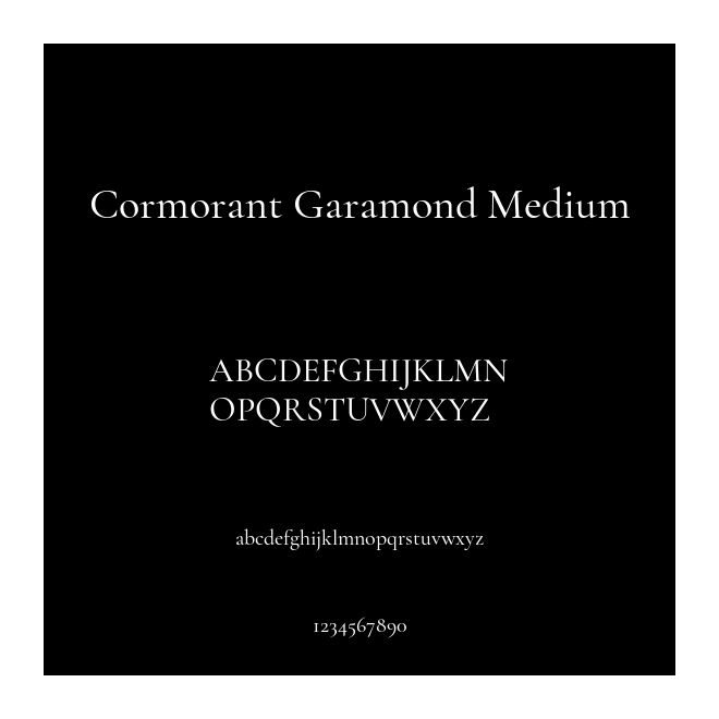 Cormorant Garamond Medium
