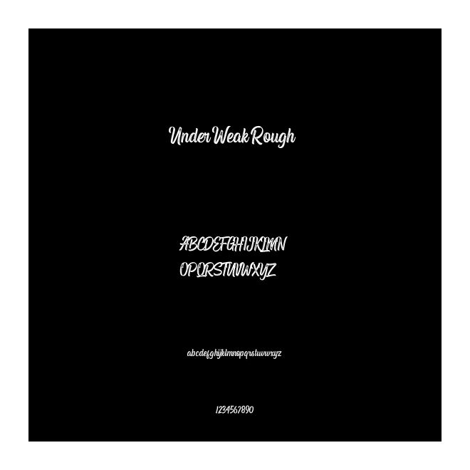 Under Weak Rough