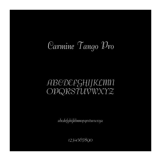 Carmine Tango Pro
