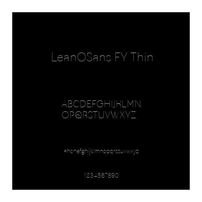 LeanOSans FY Thin