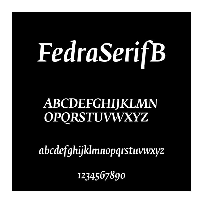 FedraSerifB