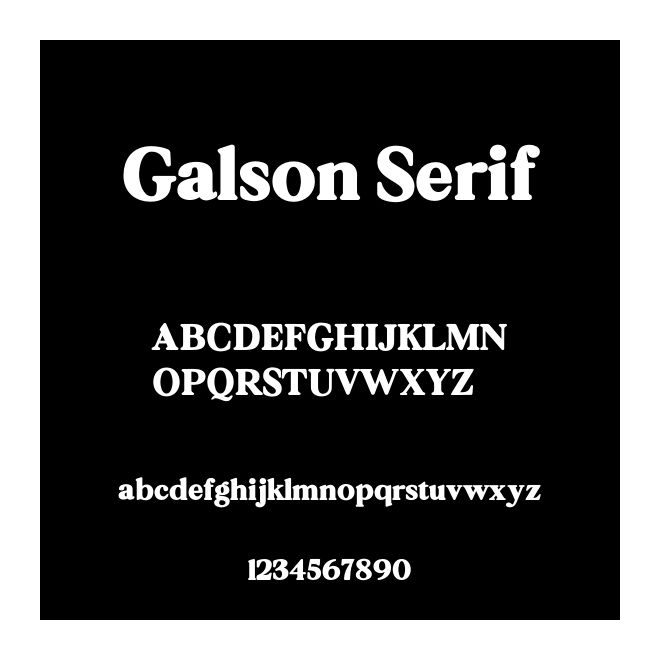 Galson Serif