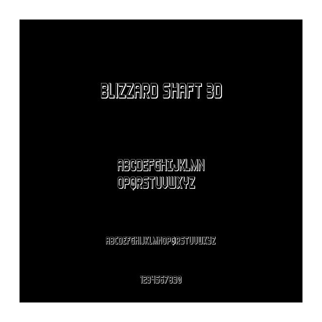 Blizzard Shaft 3D