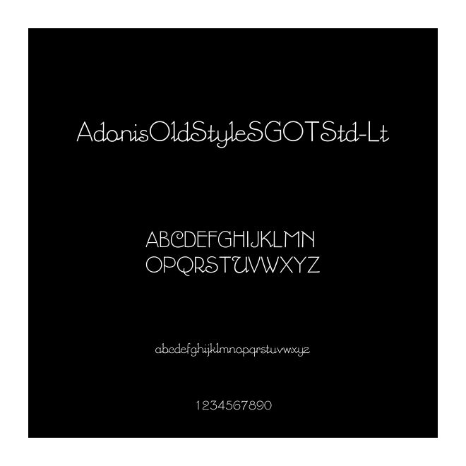 AdonisOldStyleSGOTStd-Lt