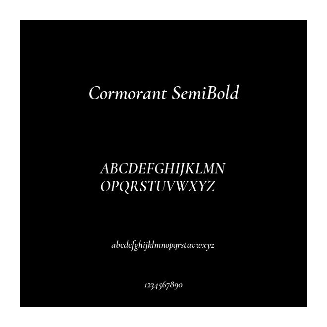 Cormorant SemiBold