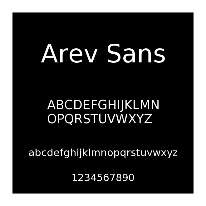 Arev Sans