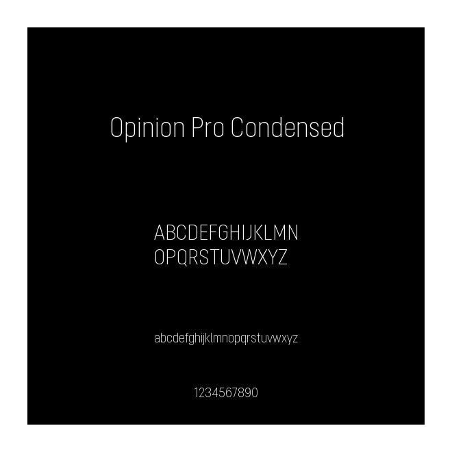 Opinion Pro Condensed