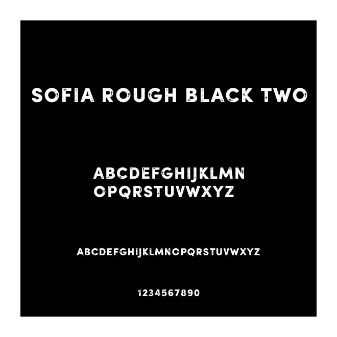 Sofia Rough Black Two