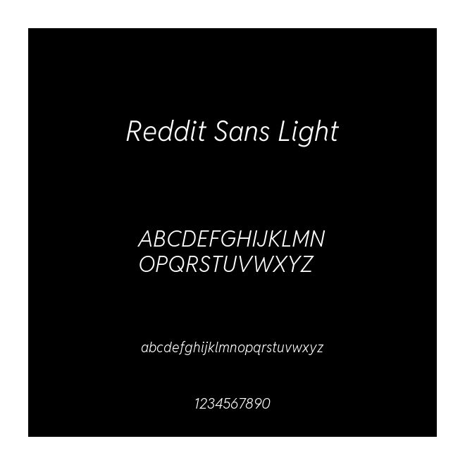 Reddit Sans Light
