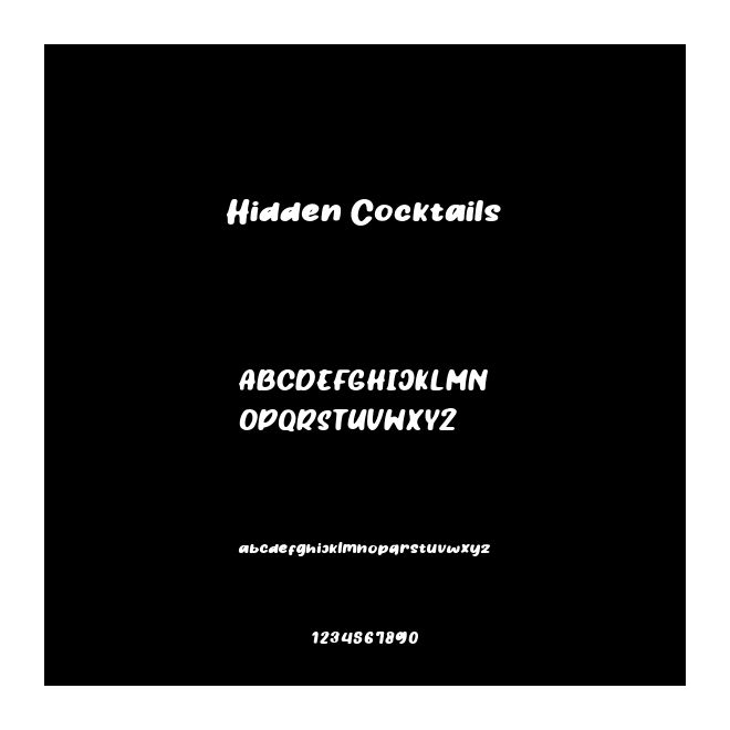 Hidden Cocktails