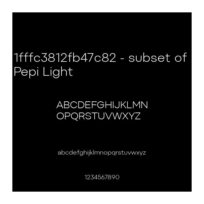 1fffc3812fb47c82 - subset of Pepi Light
