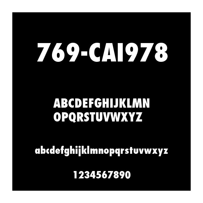 769-CAI978