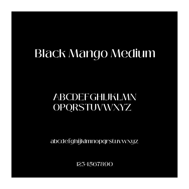 Black Mango Medium