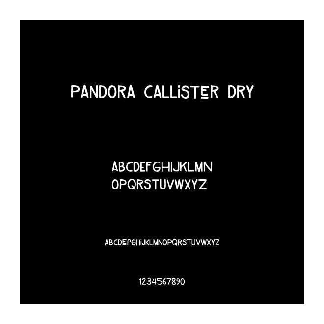 Pandora Callister Dry