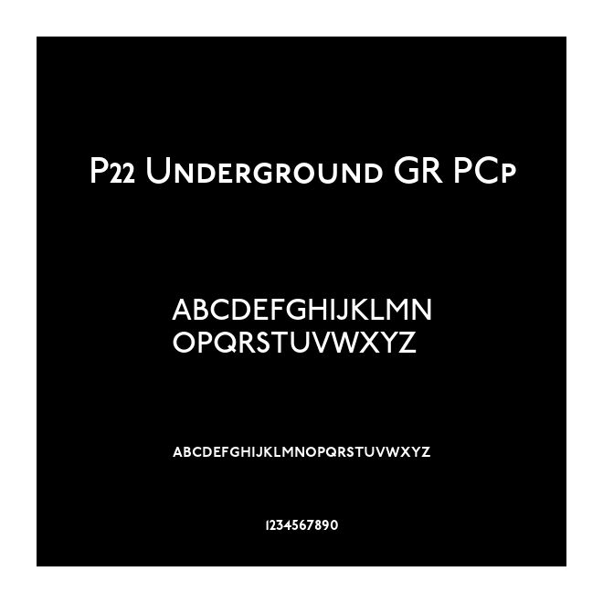 P22 Underground GR PCp