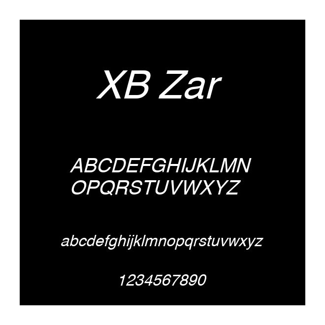 XB Zar