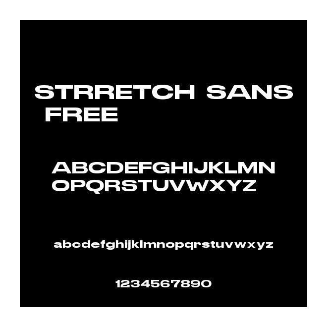 STRRETCH SANS FREE