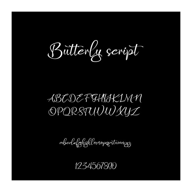 Butterly script