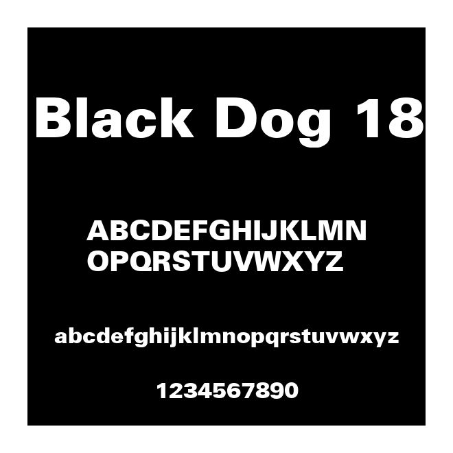 Black Dog 18