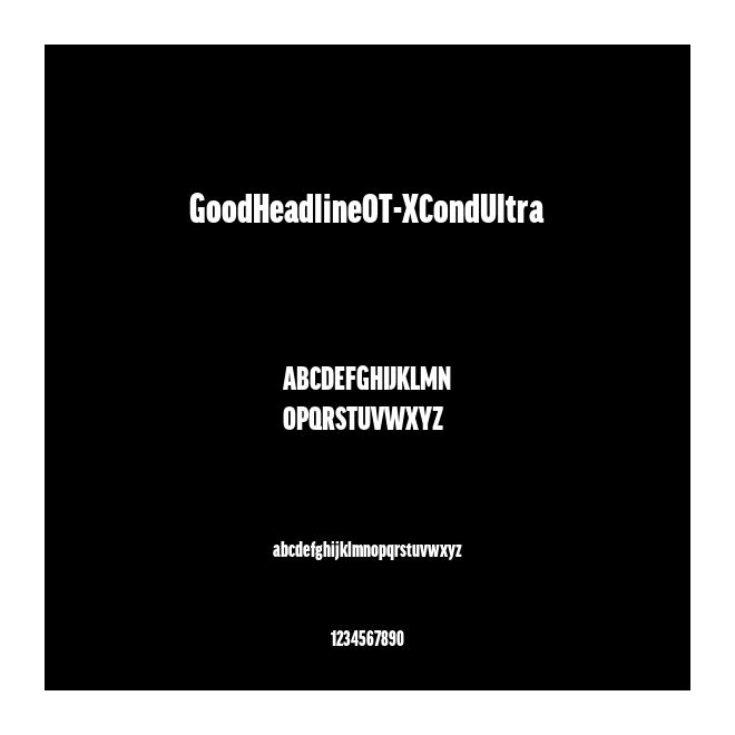 GoodHeadlineOT-XCondUltra
