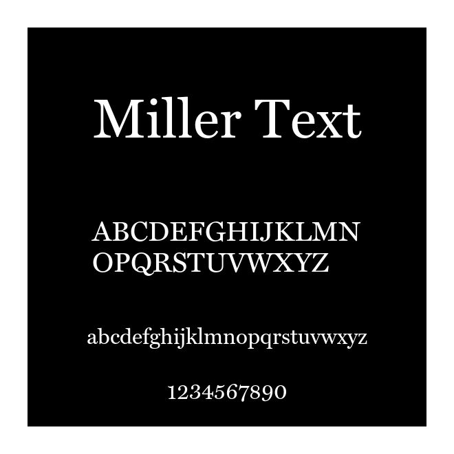 Miller Text
