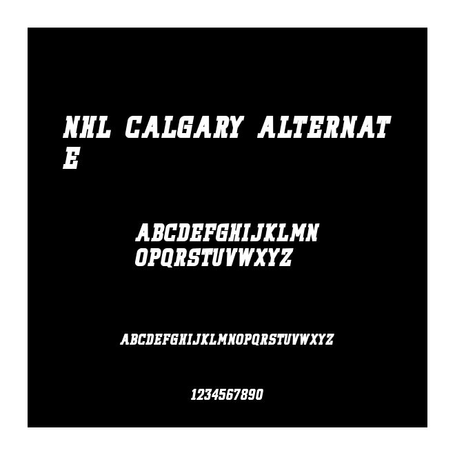 NHL Calgary Alternate