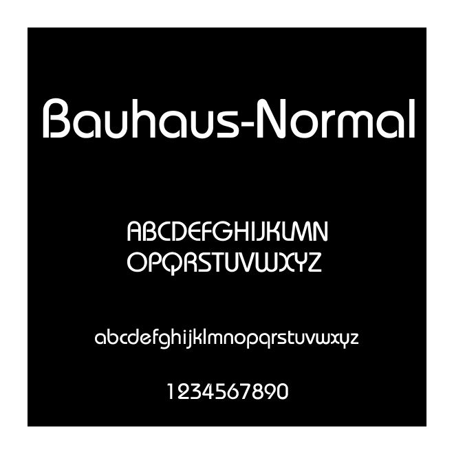 Bauhaus-Normal