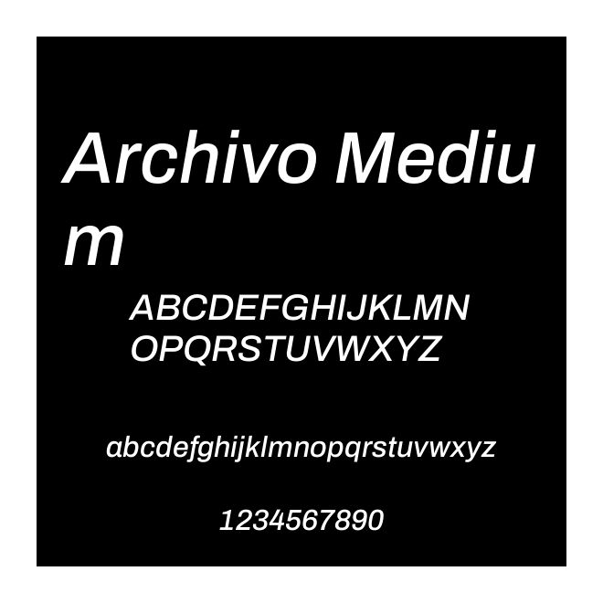 Archivo Medium