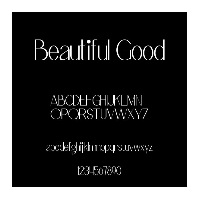 Beautiful Good