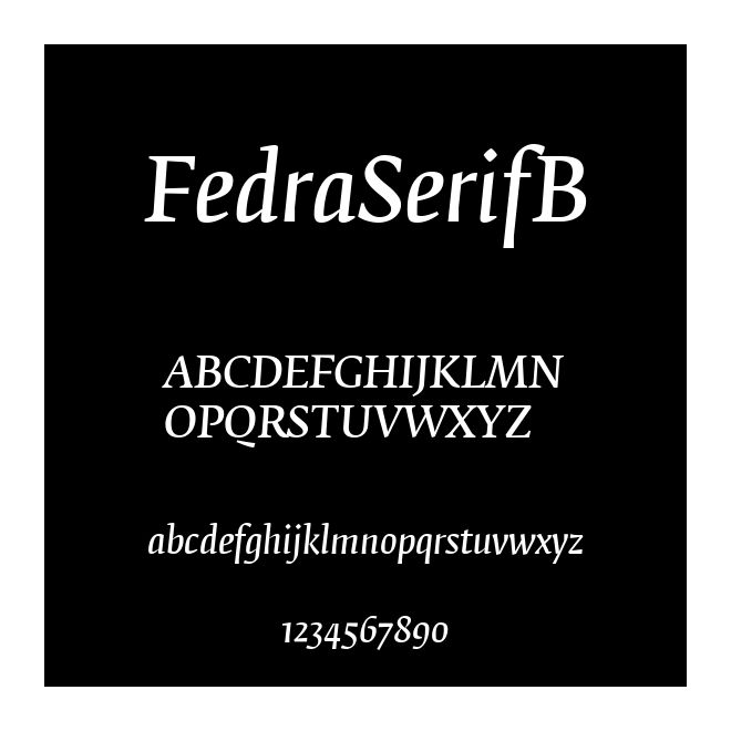 FedraSerifB