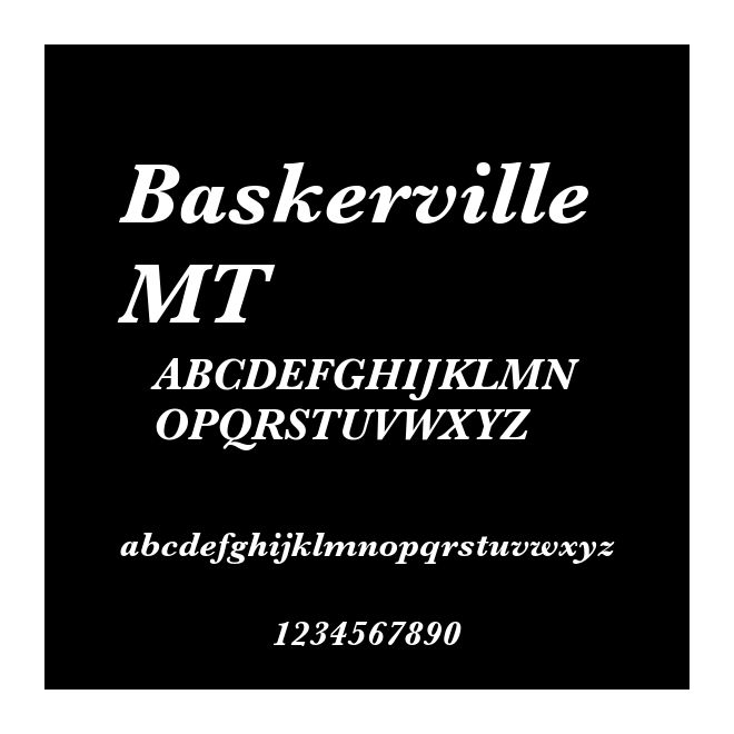 Baskerville MT