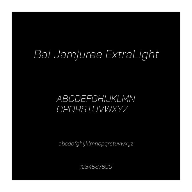 Bai Jamjuree ExtraLight