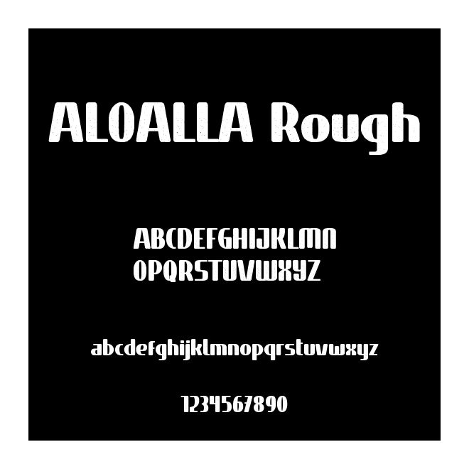 ALOALLA Rough