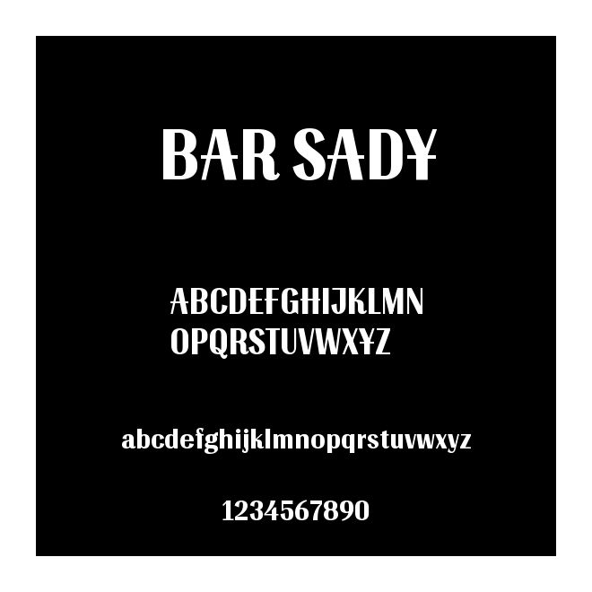 BAR SADY