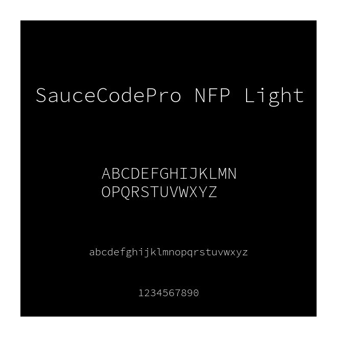 SauceCodePro NFP Light