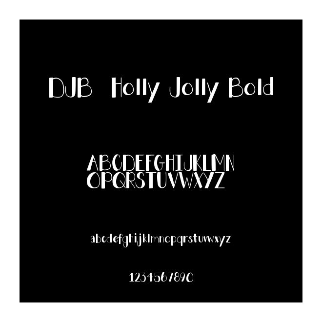 DJB  Holly Jolly Bold