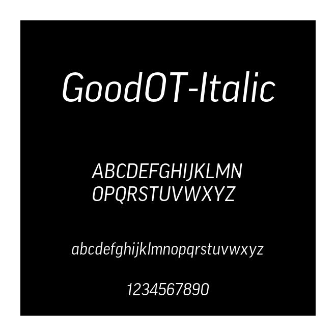 GoodOT-Italic