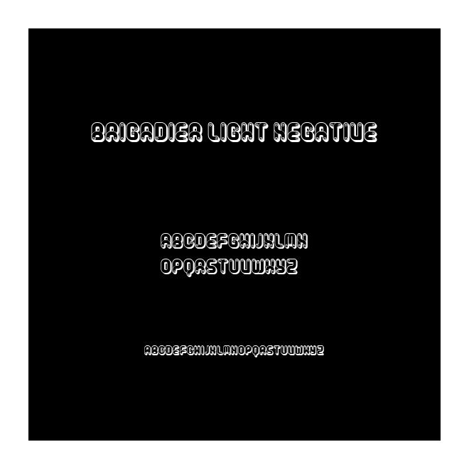 Brigadier Light Negative