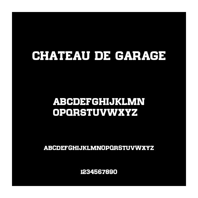 Chateau de Garage