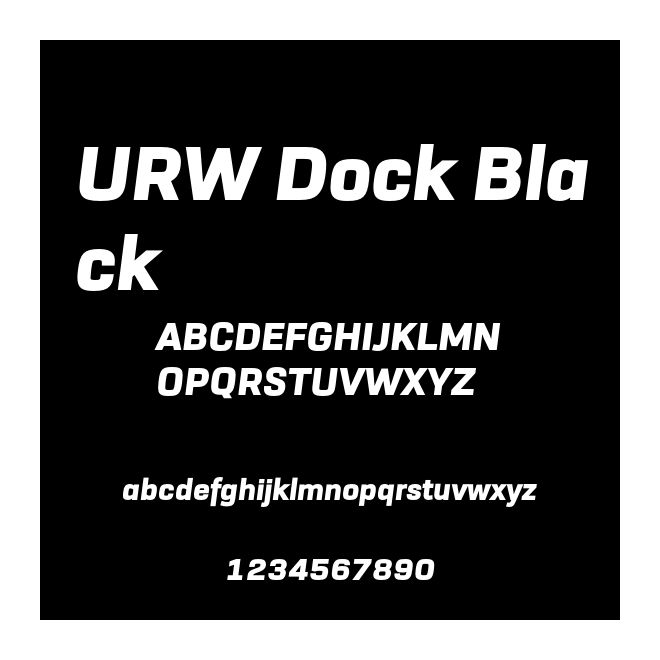 URW Dock Black