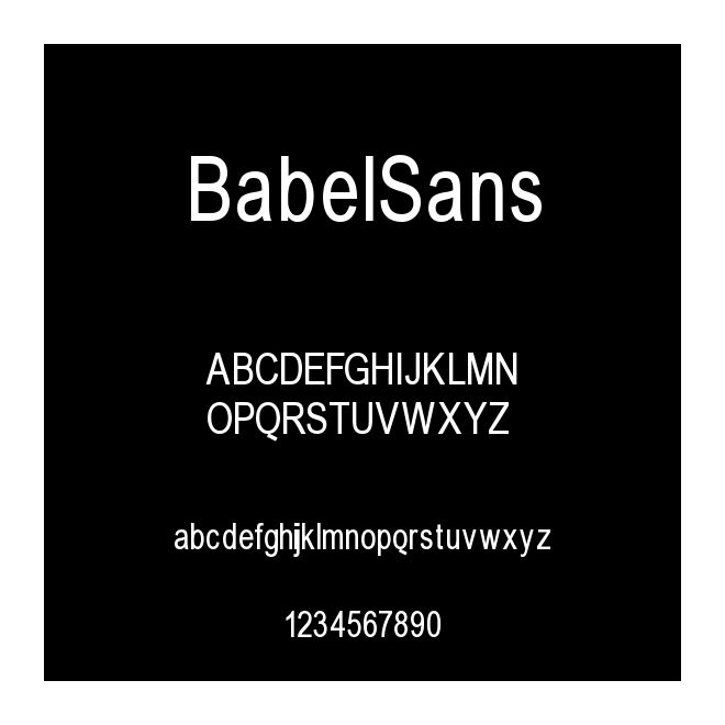 BabelSans