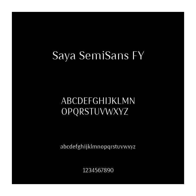 Saya SemiSans FY
