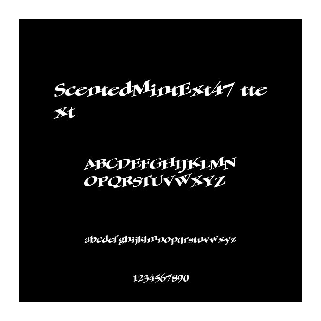 ScentedMintExt47 ttext