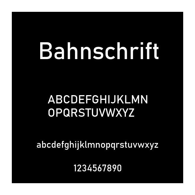 Bahnschrift