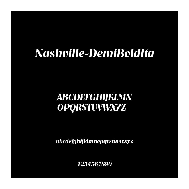 Nashville-DemiBoldIta