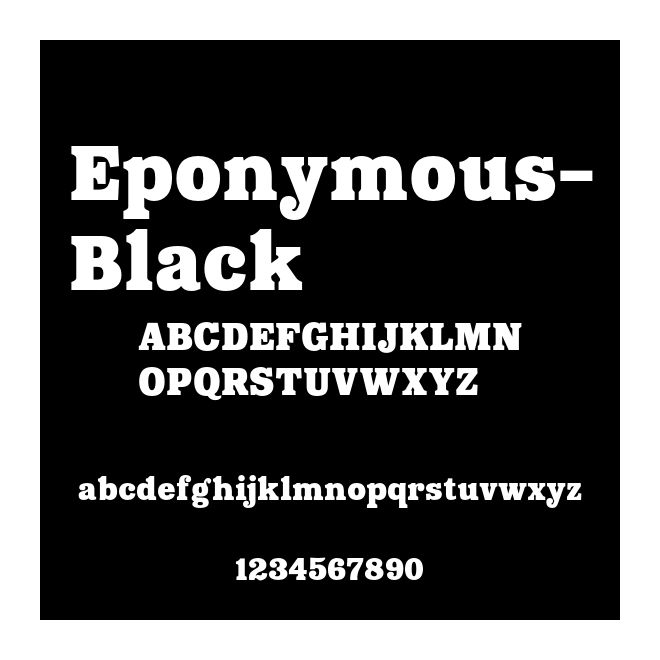 Eponymous-Black
